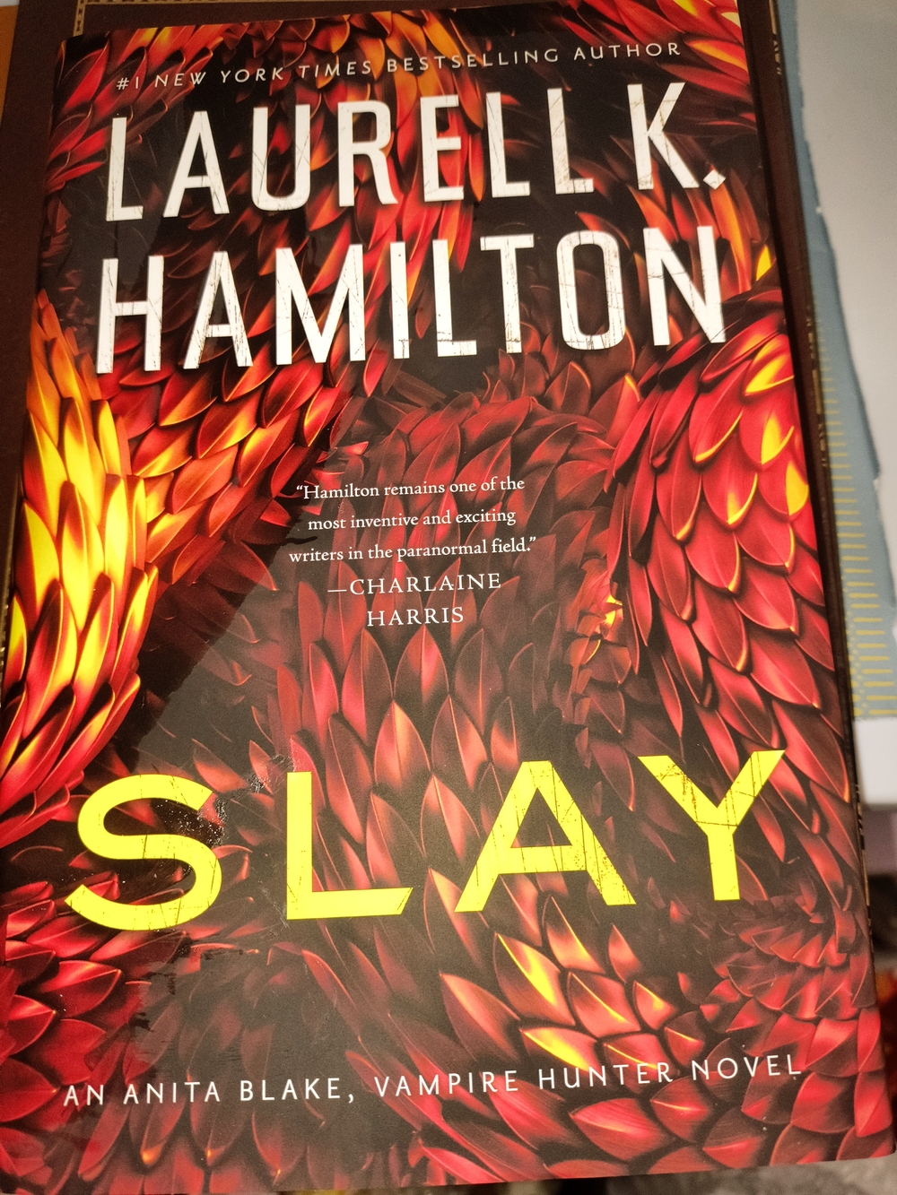 SLAY Hardcover Novel Laurell K Hamilton Anita Blake Series